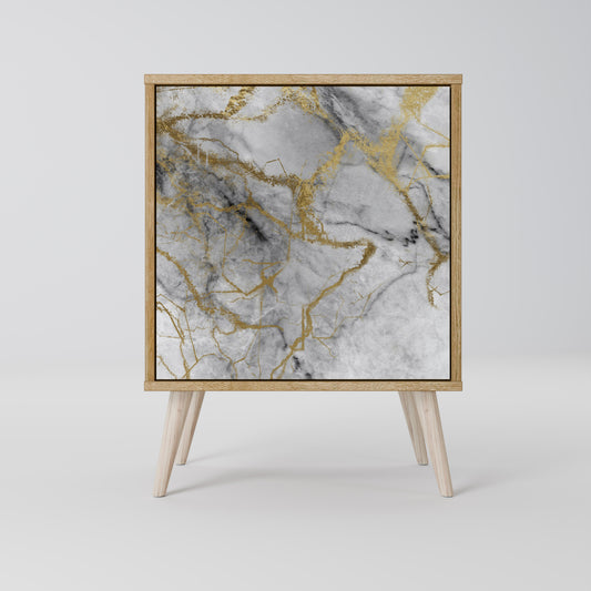 TIMELESS GLIDE 1-Door Sideboard in Oak Effect