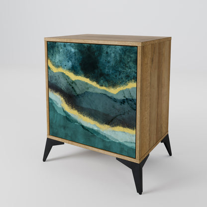 GOLDRUSH ODYSSEY 1-Door Sideboard in Oak Effect