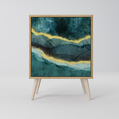 GOLDRUSH ODYSSEY 1-Door Sideboard in Oak Effect