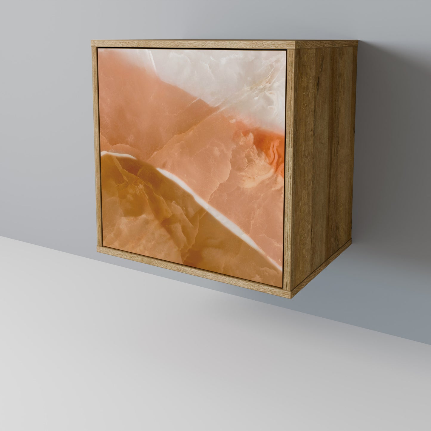 SANDHILLS SPLENDOUR 1-Door Sideboard in Oak Effect