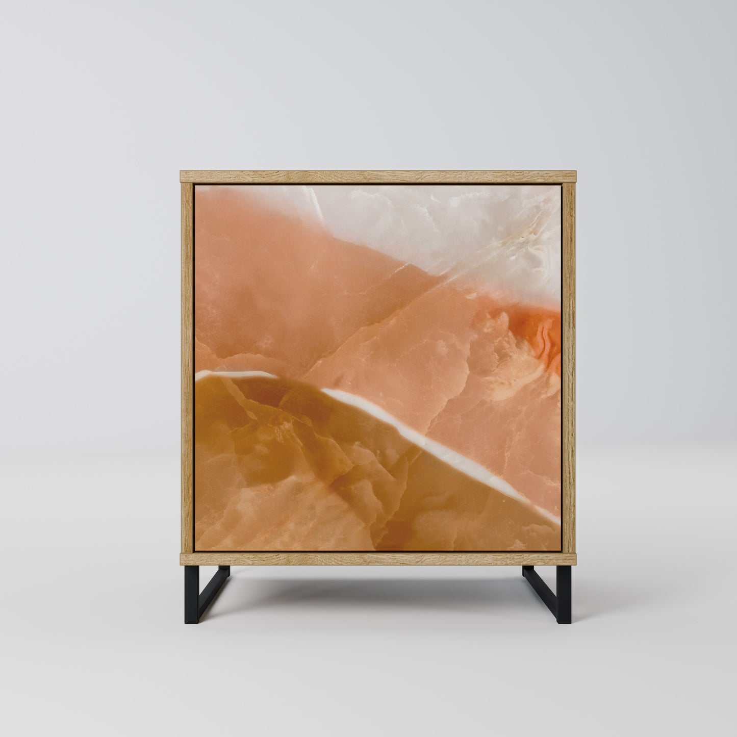 SANDHILLS SPLENDOUR 1-Door Sideboard in Oak Effect