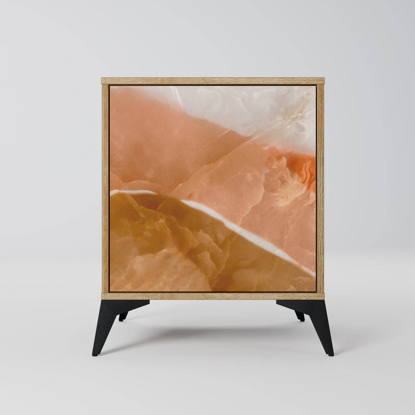 SANDHILLS SPLENDOUR 1-Door Sideboard in Oak Effect