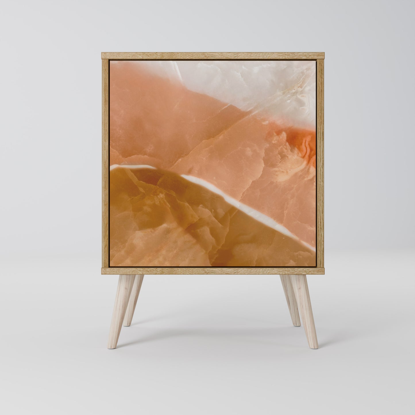 SANDHILLS SPLENDOUR 1-Door Sideboard in Oak Effect