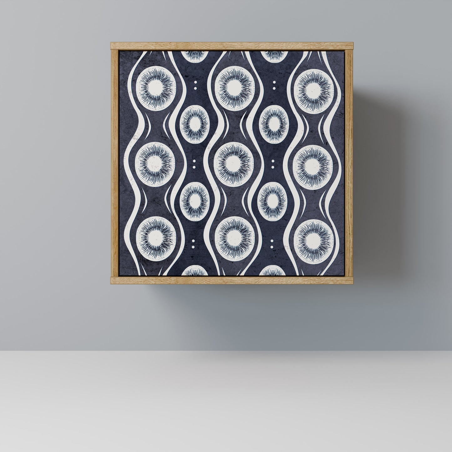 Credenza GRAPHITE EYES a 1 anta effetto rovere