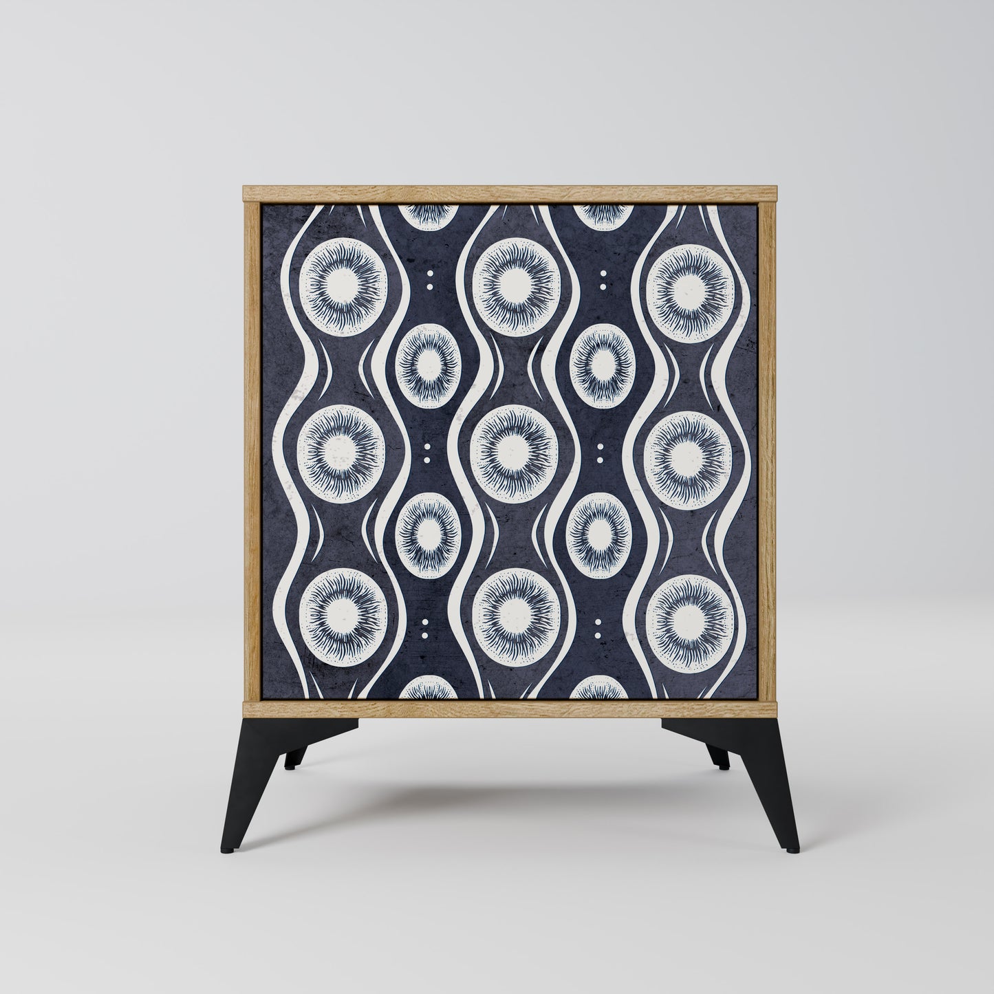 Credenza GRAPHITE EYES a 1 anta effetto rovere