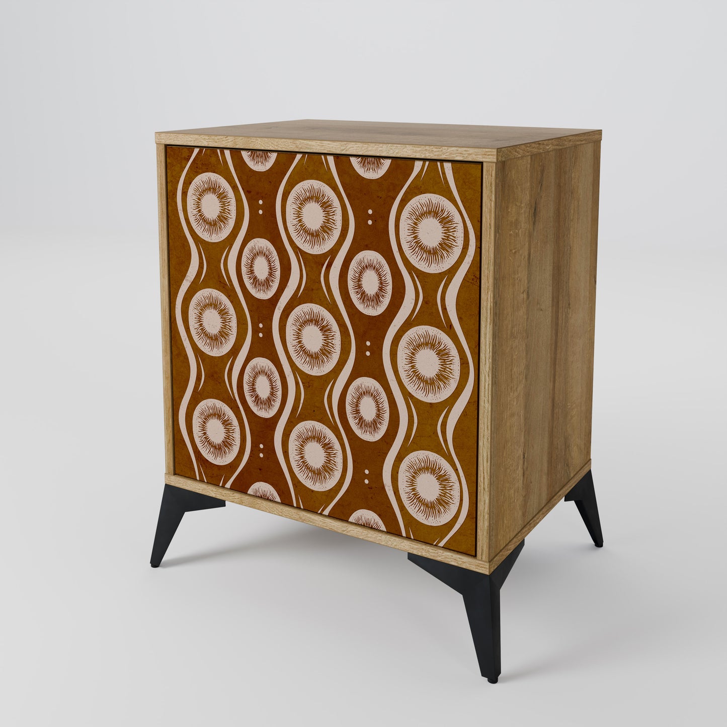 Credenza BROWN EYES a 1 anta effetto rovere