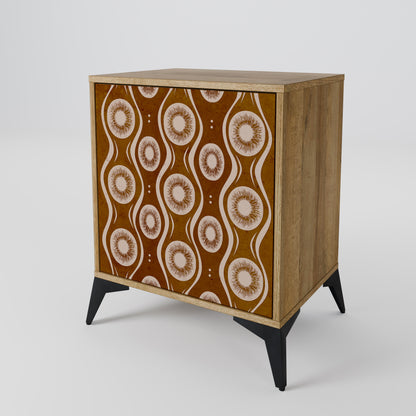 Credenza BROWN EYES a 1 anta effetto rovere