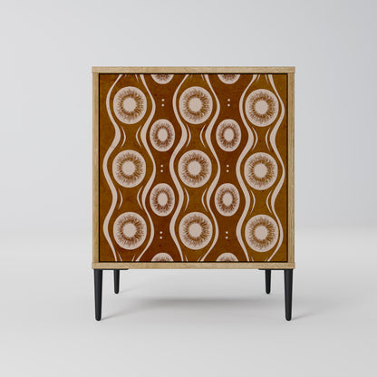 Credenza BROWN EYES a 1 anta effetto rovere