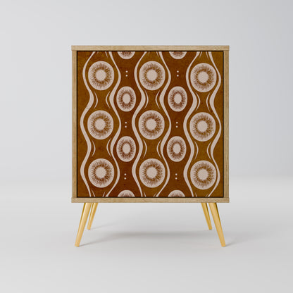 Credenza BROWN EYES a 1 anta effetto rovere