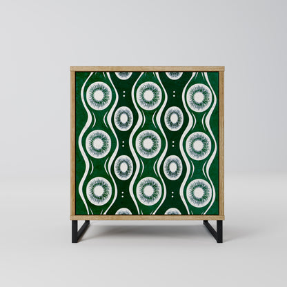 Credenza GREEN EYES a 1 anta effetto rovere