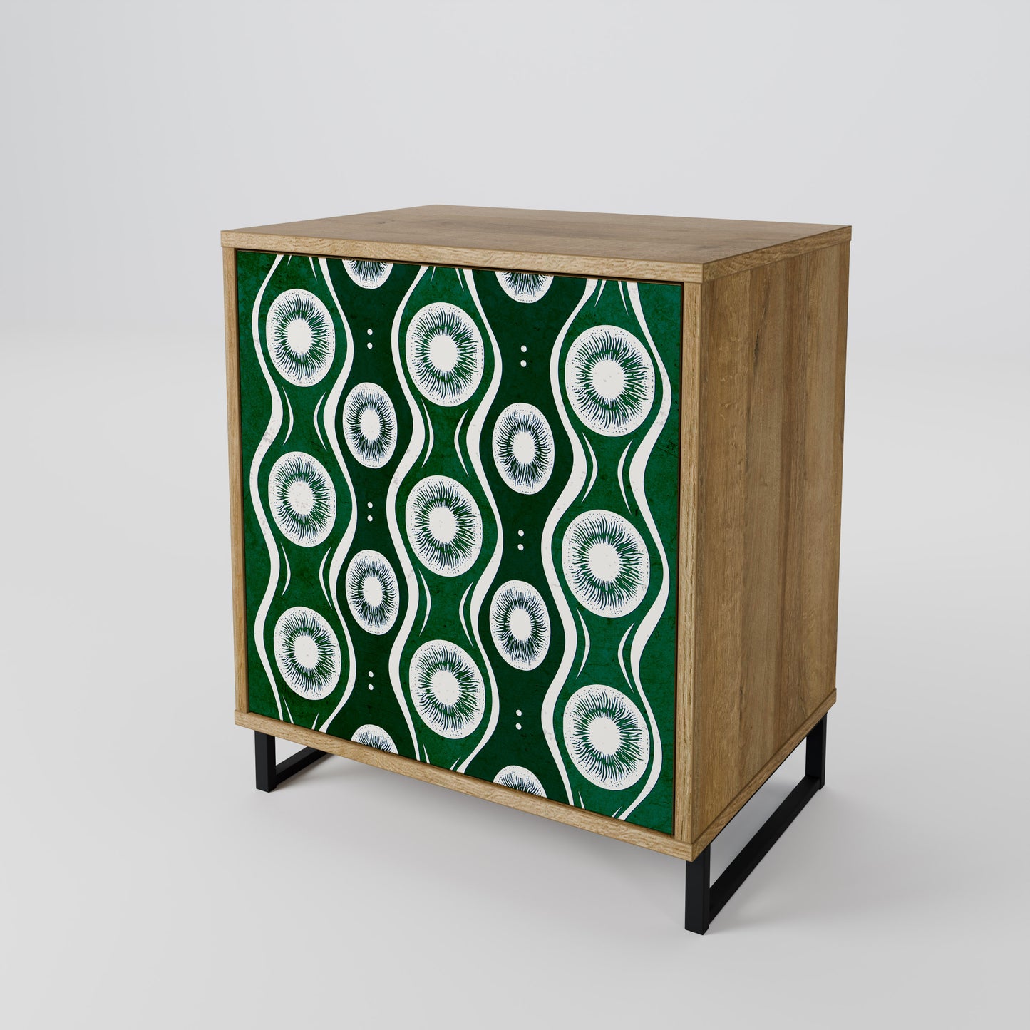 Credenza GREEN EYES a 1 anta effetto rovere