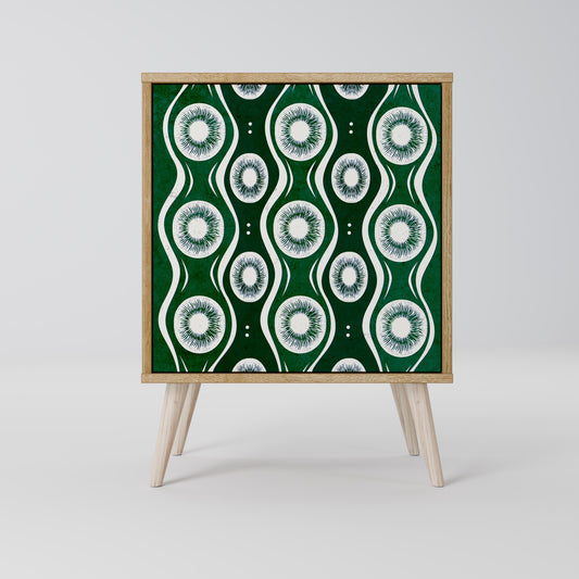 Credenza GREEN EYES a 1 anta effetto rovere