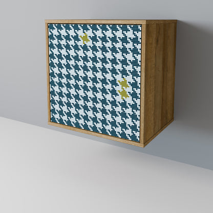 OUT OF CONTEXT Madia a 1 anta effetto rovere