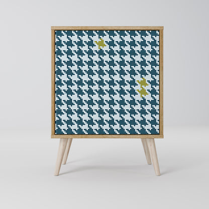 OUT OF CONTEXT Madia a 1 anta effetto rovere