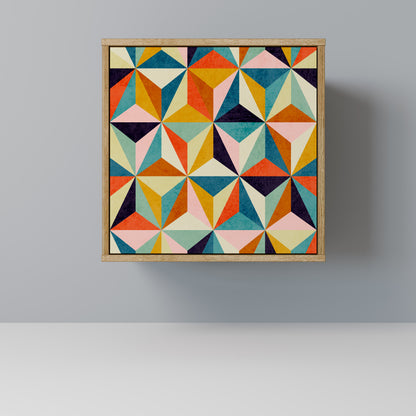 TESSELATE TREASURES Madia a 1 anta effetto rovere