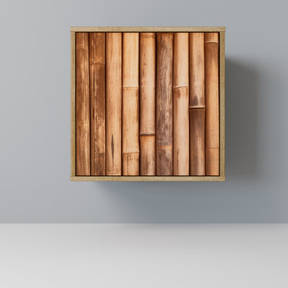 NATURAL WOOD 1-Door Sideboard in Oak Effect