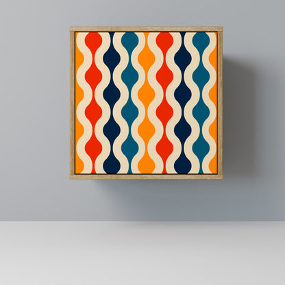 COLORFUL NOSTALGIA 1-Door Sideboard in Oak Effect