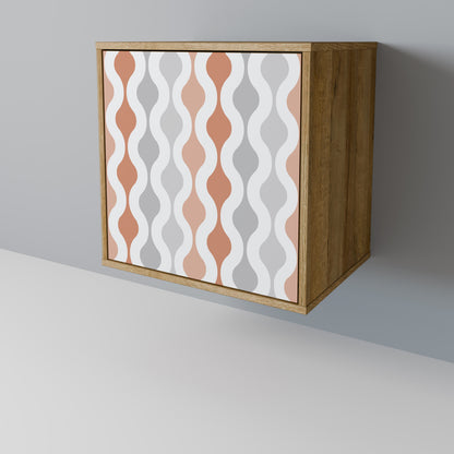 HAZY NOSTALGIA 1-Door Sideboard in Oak Effect