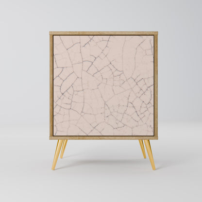 CERAMIC TEXTURE 1-Door Sideboard in Oak Effect