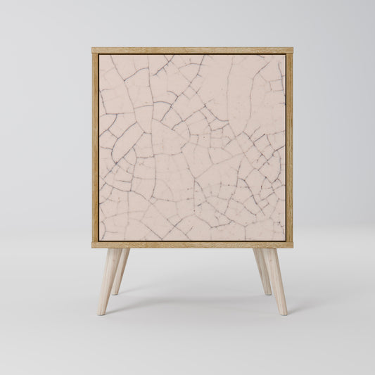 CERAMIC TEXTURE 1-Door Sideboard in Oak Effect