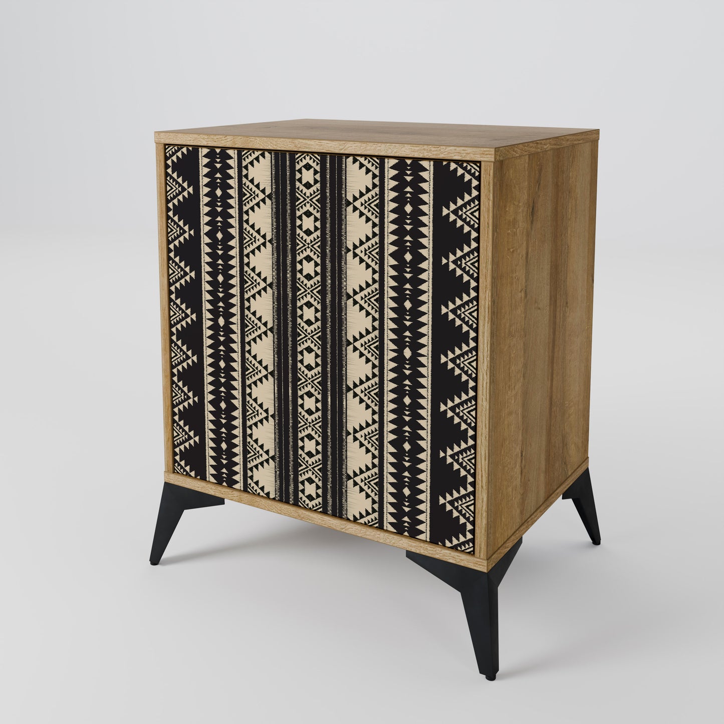 AZTEC 1-Door Sideboard in Oak Effect