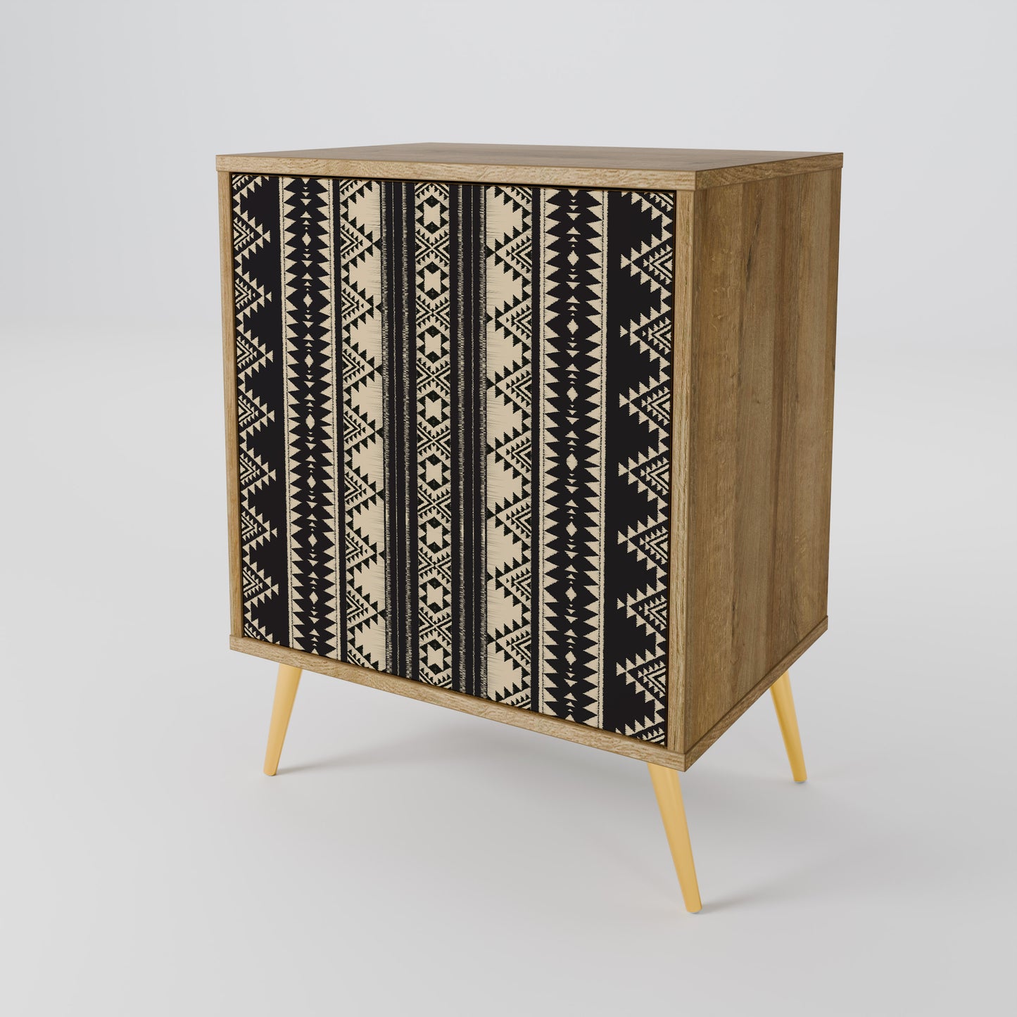 AZTEC 1-Door Sideboard in Oak Effect