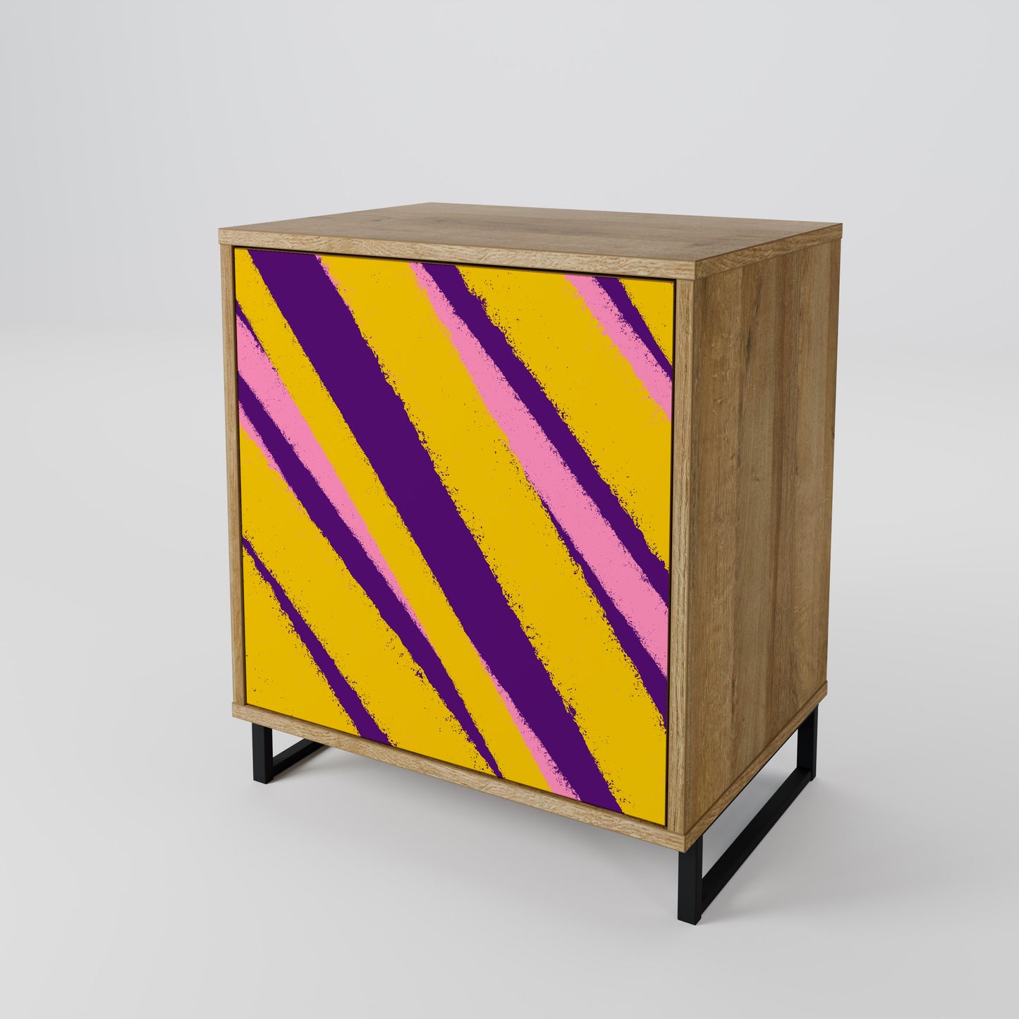 DREAMS COME TRUE 1-Door Sideboard in Oak Effect