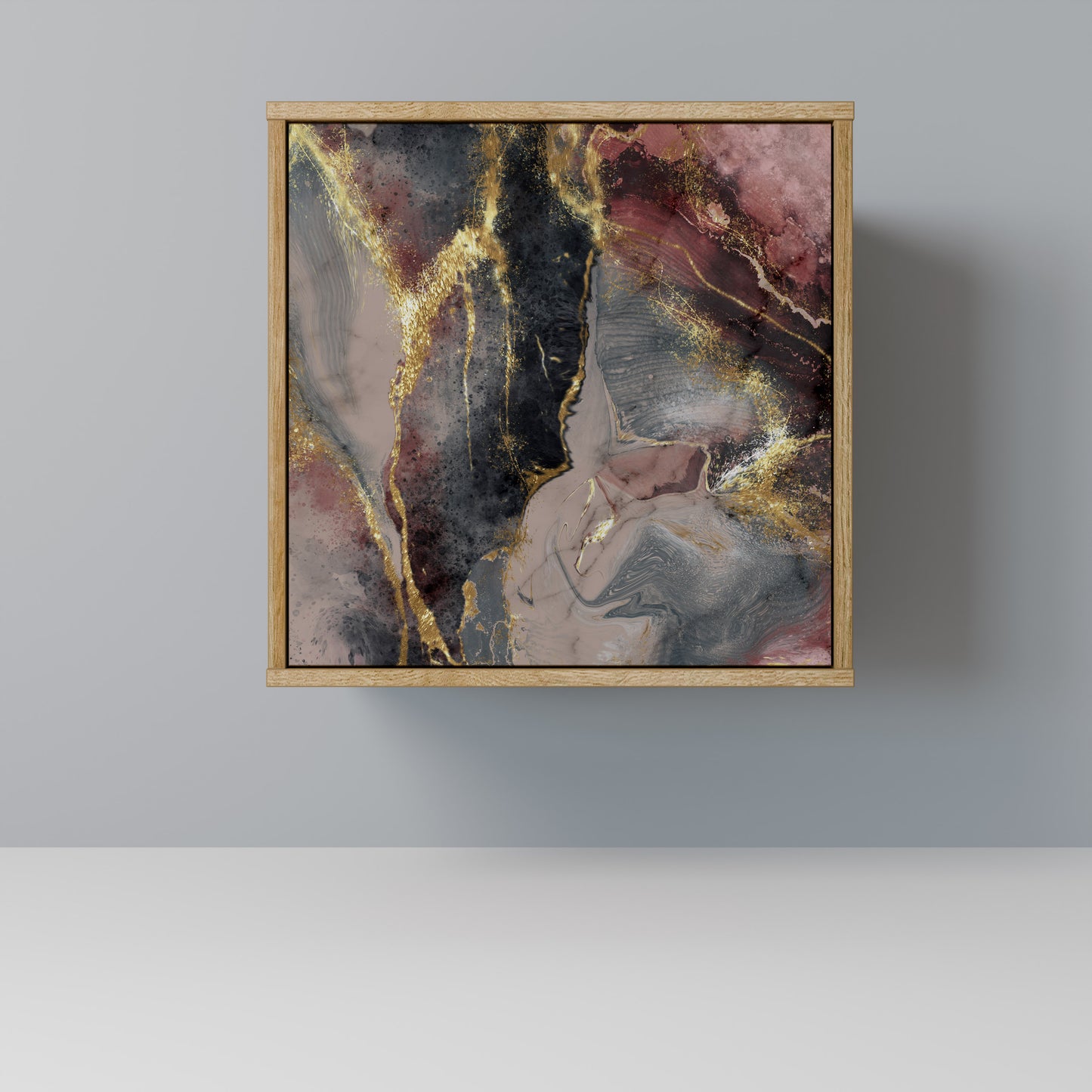 GOLDEN TIDES 1-Door Sideboard in Oak Effect