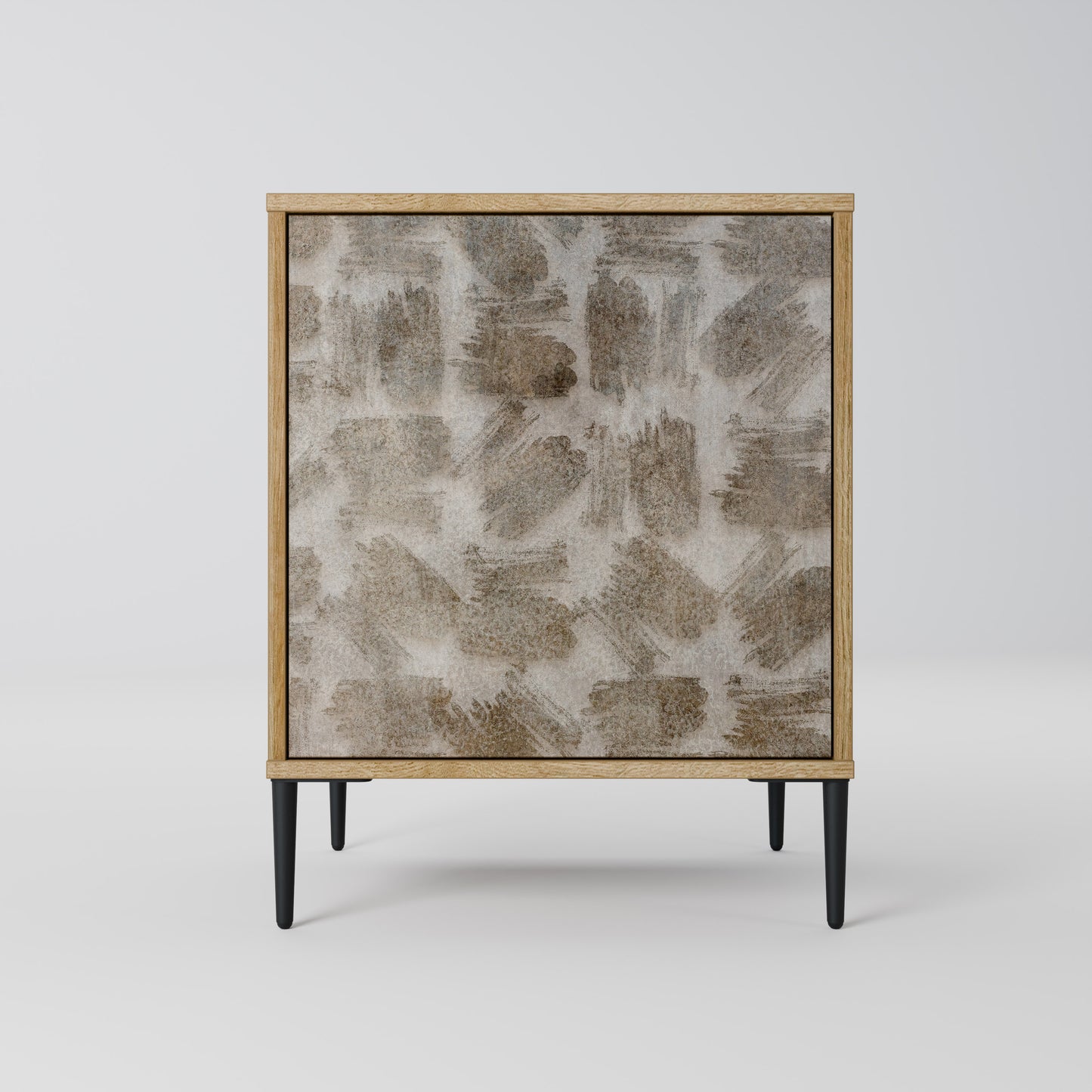 SLIGHTLY BLURRED 1-Door Sideboard in Oak Effect