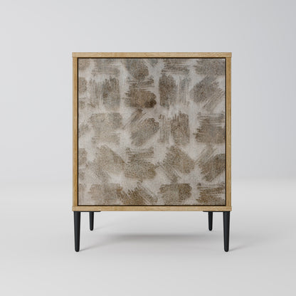 SLIGHTLY BLURRED 1-Door Sideboard in Oak Effect
