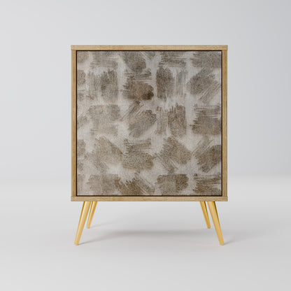 SLIGHTLY BLURRED 1-Door Sideboard in Oak Effect