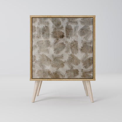 SLIGHTLY BLURRED 1-Door Sideboard in Oak Effect