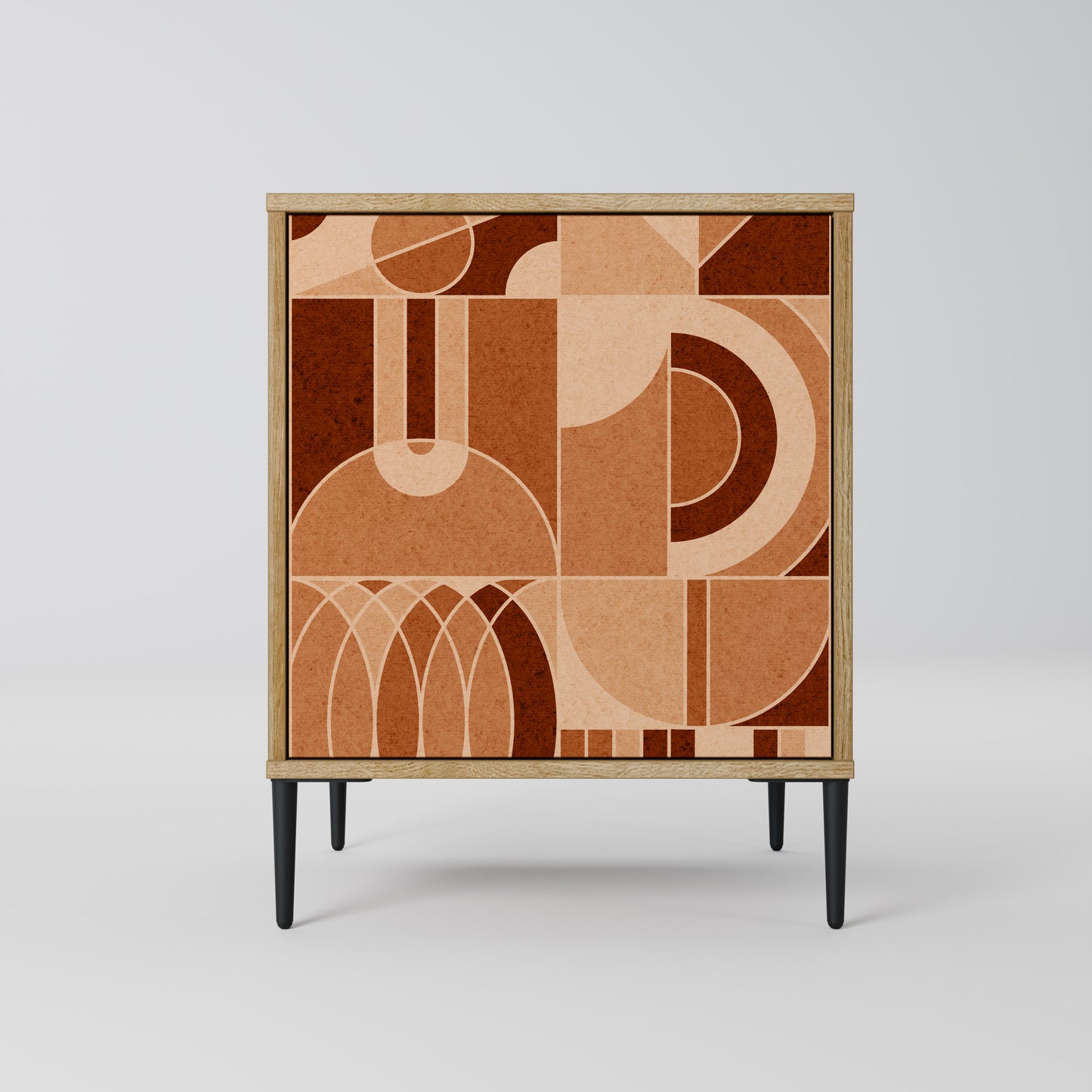 PRISM MOSAIC 1-Door Sideboard in Oak Effect
