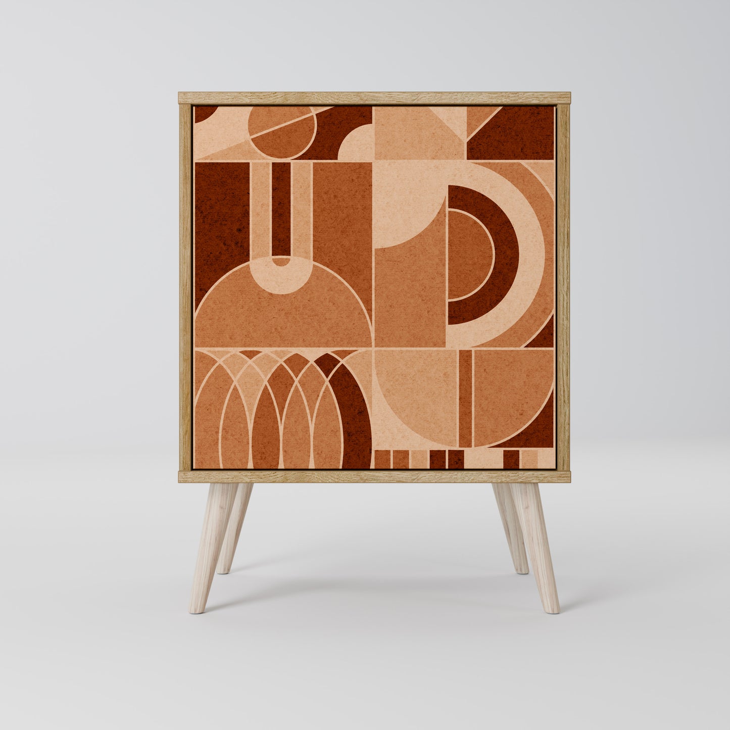 PRISM MOSAIC 1-Door Sideboard in Oak Effect