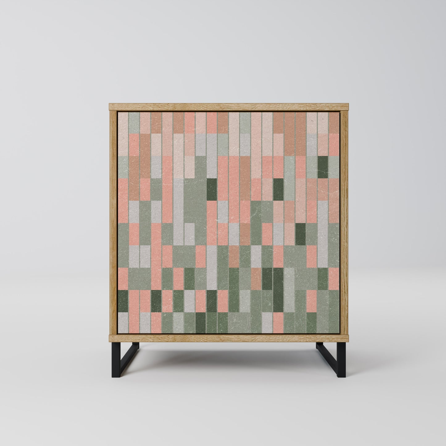 BUILDING THE FUTURE 1-Door Sideboard in Oak Effect