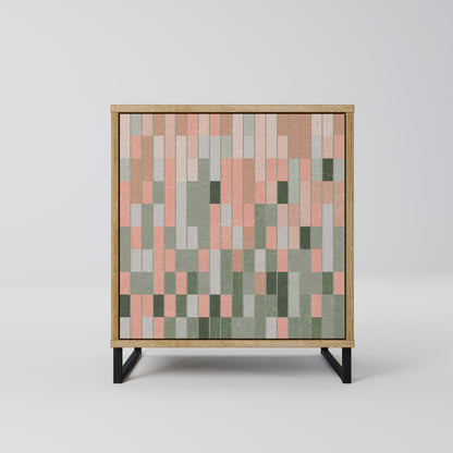 BUILDING THE FUTURE 1-Door Sideboard in Oak Effect