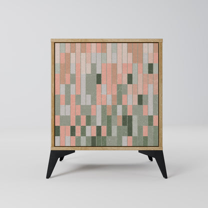 BUILDING THE FUTURE 1-Door Sideboard in Oak Effect