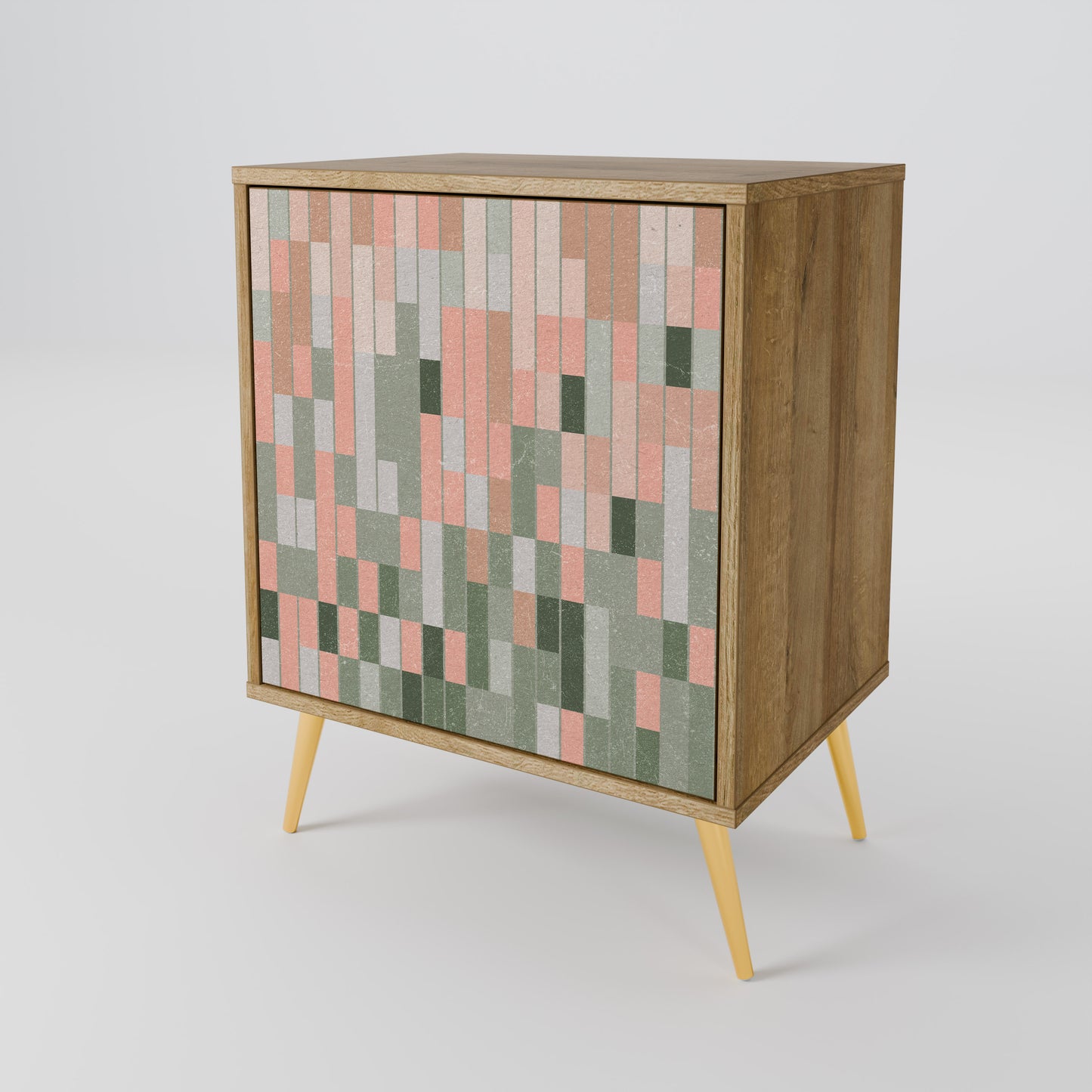 BUILDING THE FUTURE 1-Door Sideboard in Oak Effect