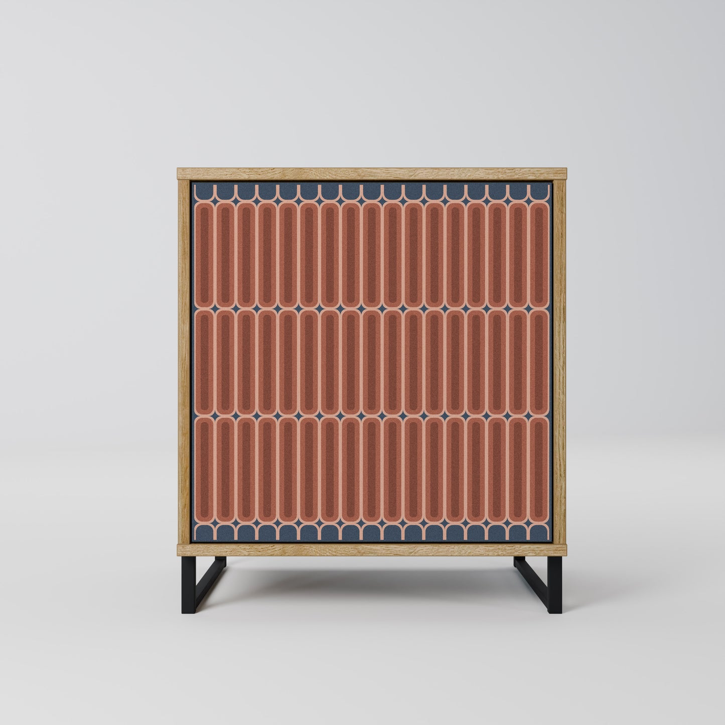 HYPNOTIC GATE 1-Door Sideboard in Oak Effect