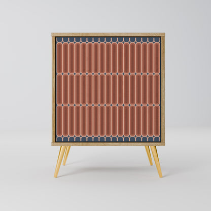 HYPNOTIC GATE 1-Door Sideboard in Oak Effect