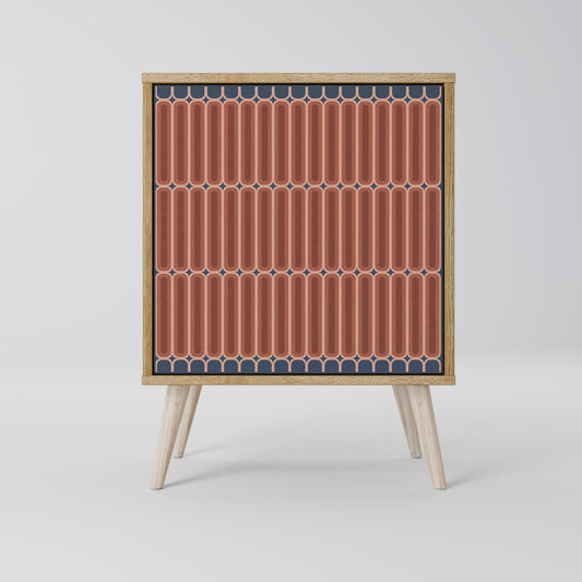 HYPNOTIC GATE 1-Door Sideboard in Oak Effect