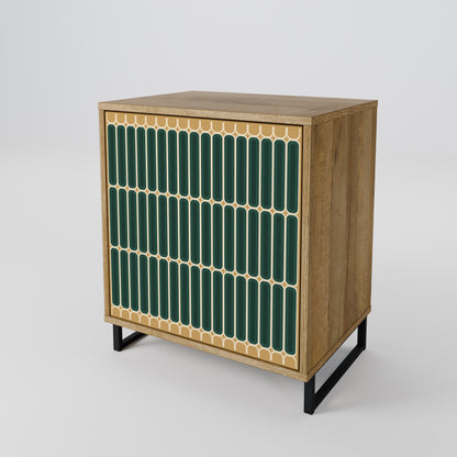 ILUSION GATE 1-Door Sideboard in Oak Effect