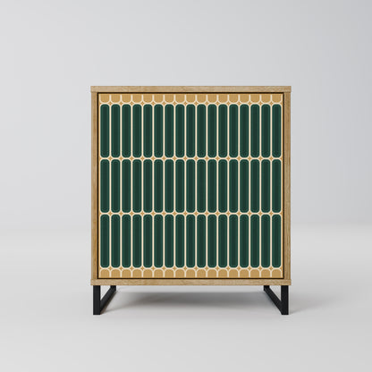 ILUSION GATE 1-Door Sideboard in Oak Effect