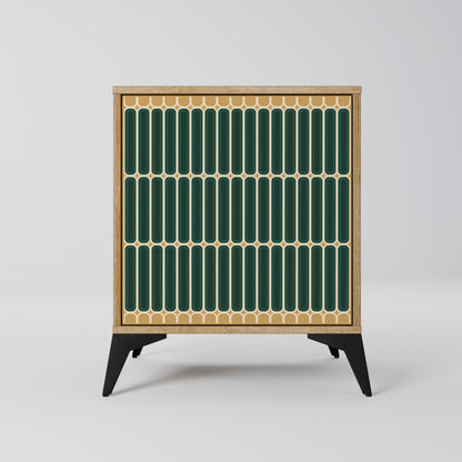 ILUSION GATE 1-Door Sideboard in Oak Effect