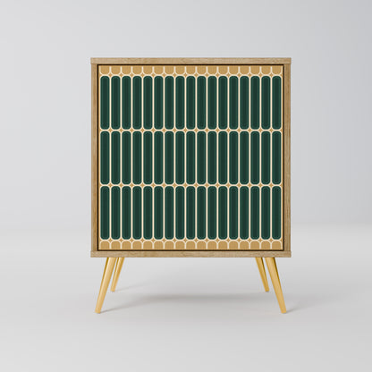 ILUSION GATE 1-Door Sideboard in Oak Effect