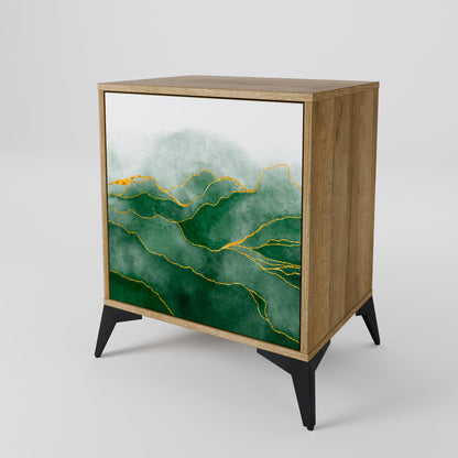 EXPENSIVE NATURE 1-Door Sideboard in Oak Effect