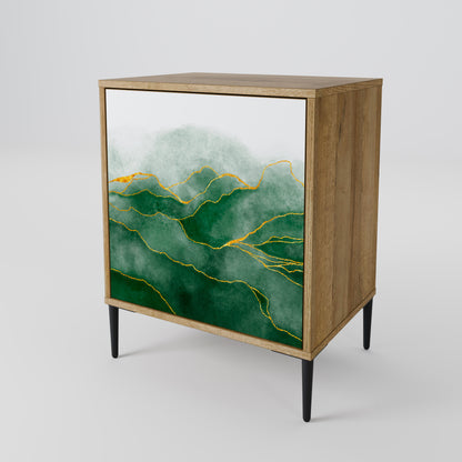 EXPENSIVE NATURE 1-Door Sideboard in Oak Effect