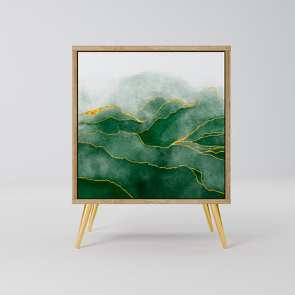 EXPENSIVE NATURE 1-Door Sideboard in Oak Effect