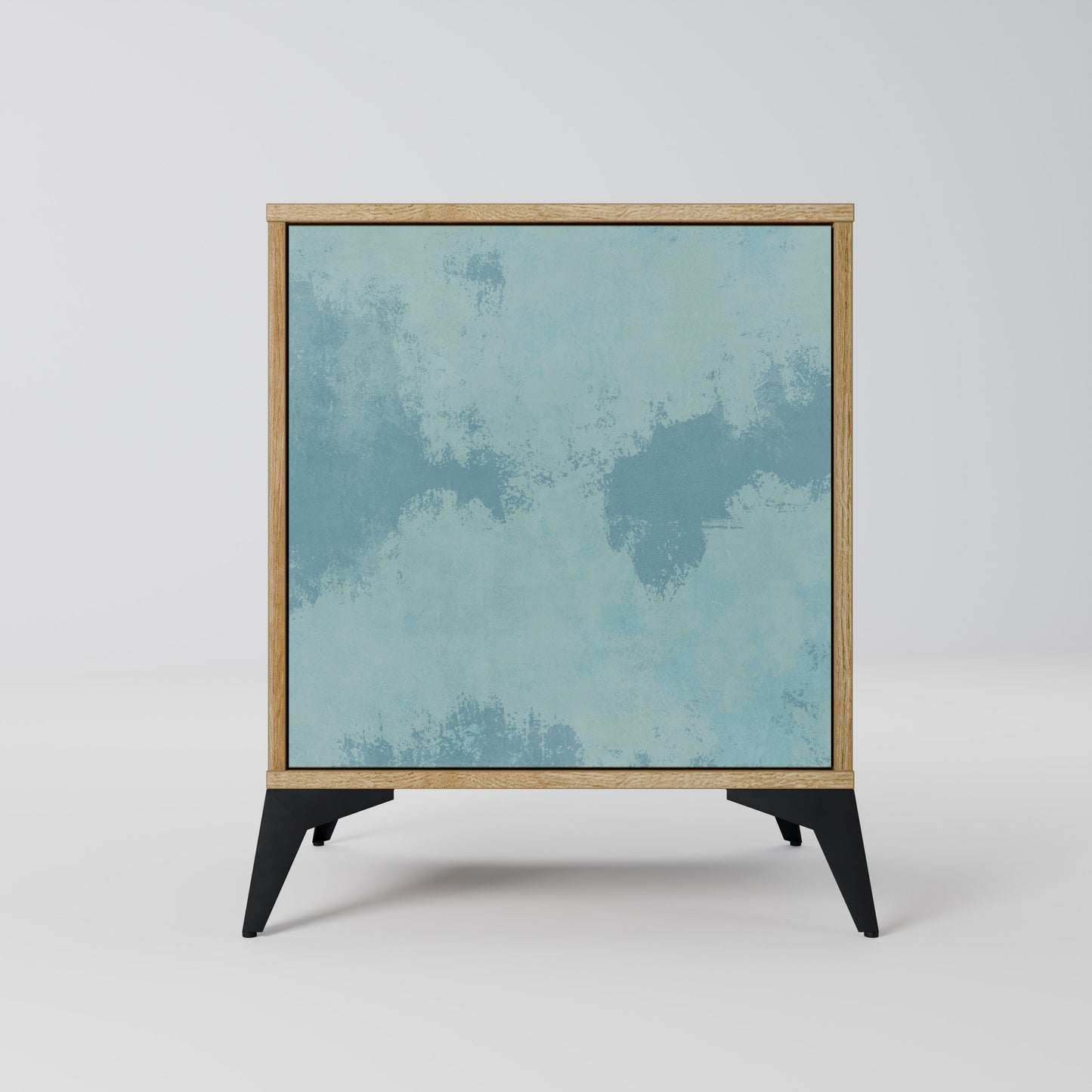 SKY WASH 1-Door Sideboard in Oak Effect