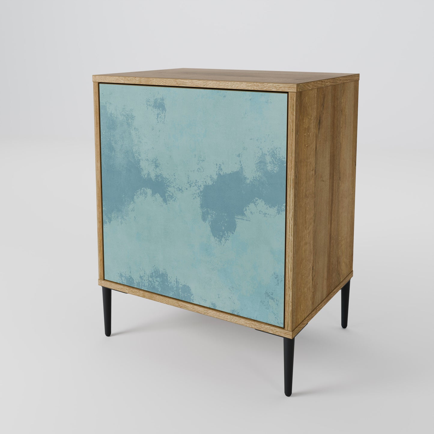 SKY WASH 1-Door Sideboard in Oak Effect